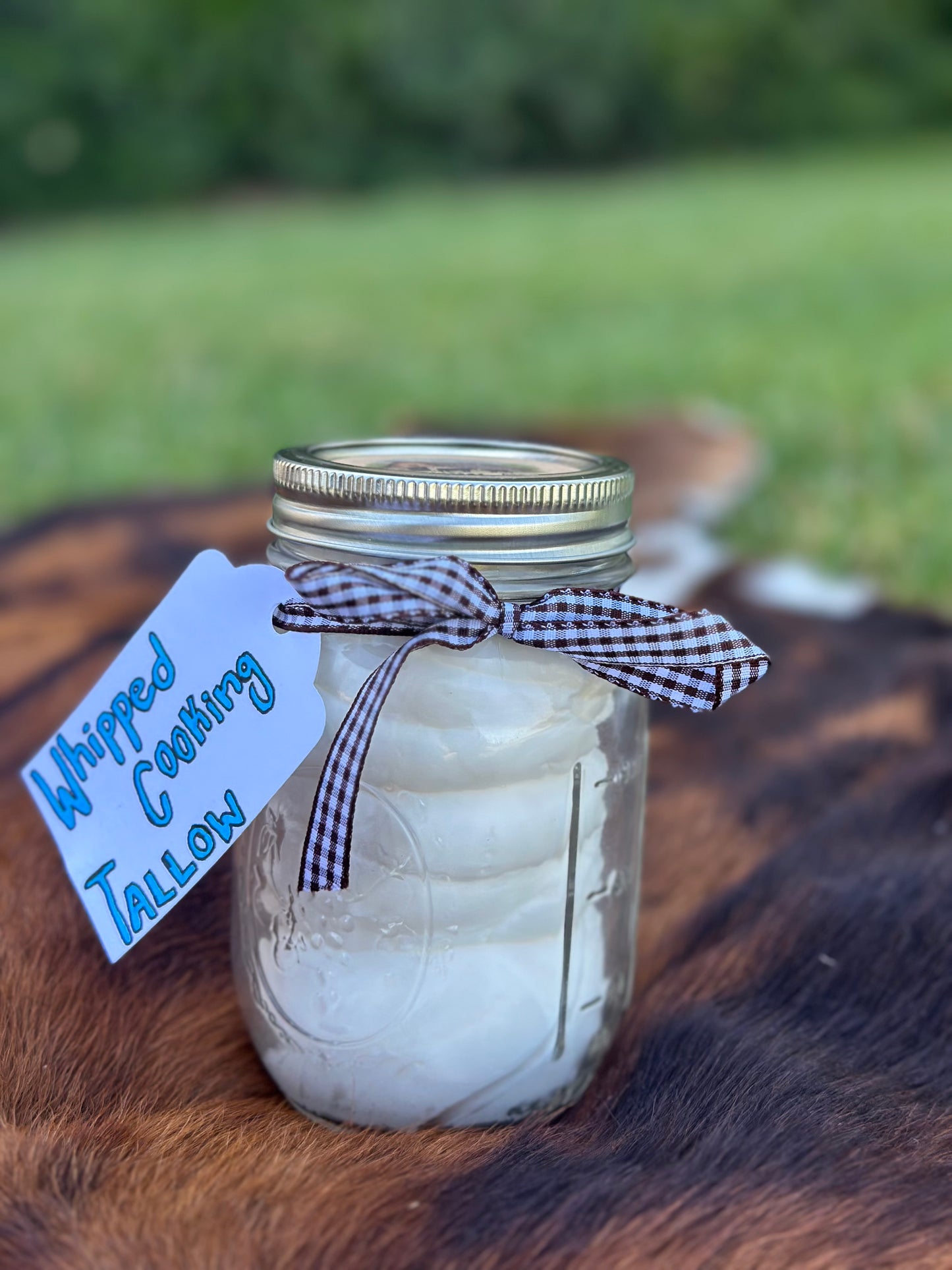 Whipped cooking tallow